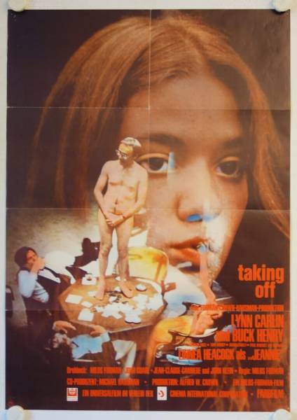 Taking off original release german movie poster